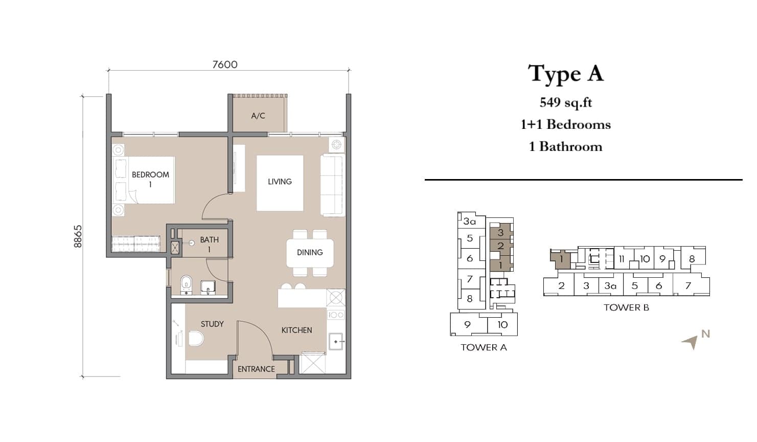 Unit floor plan